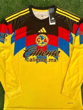 Club America Jersey - Home 25/26 - Adidas -  Long Sleeve Fan Shirt.New With Tags